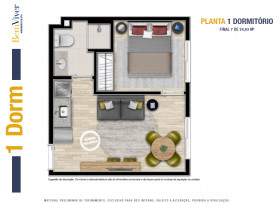 Apartamento com 1 Quarto à Venda, 24 m² em Vila Buarque - São Paulo