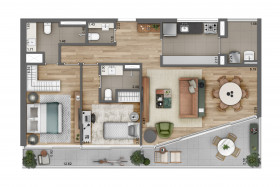 Apartamento com 1 Quarto à Venda, 48 m² em Vila Madalena - São Paulo