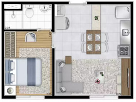 Apartamento com 1 Quarto à Venda, 28 m² em Chácara Santo Antônio (zona Sul) - São Paulo