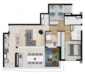 Apartamento com 3 Quartos à Venda, 102 m² em Perdizes - São Paulo