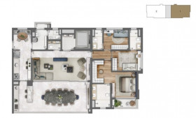 Apartamento com 3 Quartos à Venda, 303 m² em Campo Belo - São Paulo