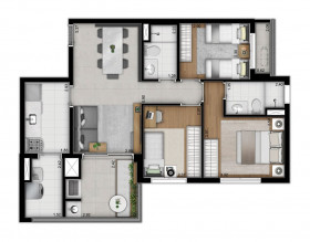 Apartamento com 3 Quartos à Venda, 78 m² em Vila Monte Alegre - São Paulo
