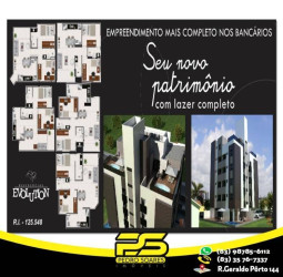 Apartamento com 2 Quartos à Venda, 55 m² em Jardim Cidade Universitária - João Pessoa