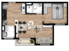 Apartamento com 2 Quartos à Venda, 37 m² em Jardim Da Pedreira - São Paulo