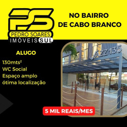 Imóvel Comercial para Alugar, 130 m² em Cabo Branco - João Pessoa