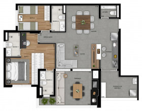 Apartamento com 3 Quartos à Venda, 105 m² em Tatuapé - São Paulo