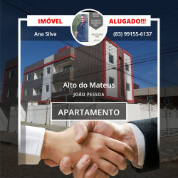 Apartamento com 2 Quartos para Alugar, 22 m² em Alto Do Mateus - João Pessoa