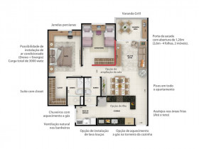 Apartamento com 3 Quartos à Venda, 85 m² em Altos Do Morumbi - Vinhedo