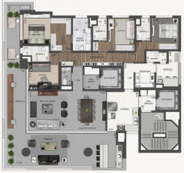 Apartamento com 4 Quartos à Venda, 439 m² em Vila Nova Conceição - São Paulo