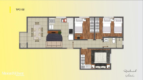Apartamento com 3 Quartos à Venda, 63 m² em Parque Da Fonte - São José Dos Pinhais