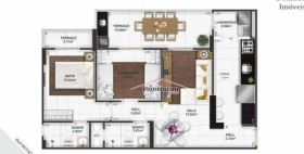 Apartamento com 2 Quartos à Venda, 75 m² em Tupi - Praia Grande