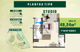 Apartamento com 1 Quarto à Venda, 49 m² em Jardim Tupanci - Barueri