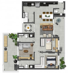 Apartamento com 3 Quartos à Venda, 85 m² em Moema - São Paulo