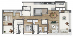 Apartamento com 3 Quartos à Venda, 168 m² em Pinheiros - São Paulo