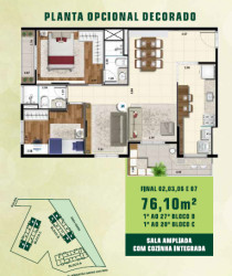 Apartamento com 2 Quartos à Venda, 64 m² em Jardim Tupanci - Barueri