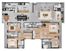 Apartamento com 4 Quartos à Venda, 156 m² em Vila Yara - Osasco
