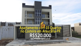 Apartamento com 3 Quartos à Venda, 100 m² em Costeira - Araucária