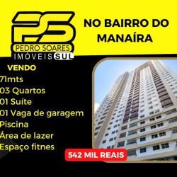 Apartamento com 3 Quartos à Venda, 71 m² em Manaira - Manaíra