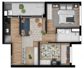 Apartamento com 2 Quartos à Venda, 45 m² em Vila Pompeia - São Paulo