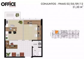 Sala Comercial à Venda, 31 m² em Alphaville - Barueri