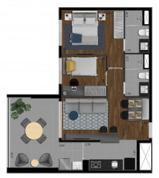 Apartamento com 2 Quartos à Venda, 86 m² em Ipiranga - São Paulo