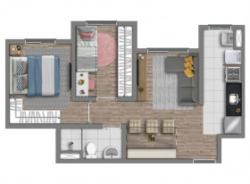 Apartamento com 2 Quartos à Venda, 41 m² em Cidade Líder - São Paulo