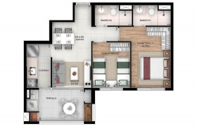 Apartamento com 2 Quartos à Venda, 103 m² em Brás - São Paulo