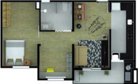 Apartamento com 2 Quartos à Venda, 52 m² em Chácara Bela Vista - Sumaré