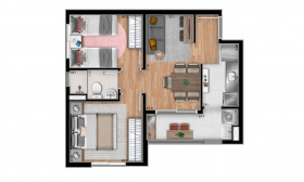Apartamento com 2 Quartos à Venda, 34 m² em Vila Tolstoi - São Paulo