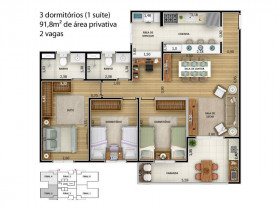 Apartamento com 4 Quartos à Venda, 110 m² em Engordadouro - Jundiaí