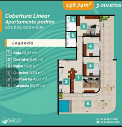 Apartamento com 2 Quartos à Venda, 87 m² em Prainha - Arraial Do Cabo