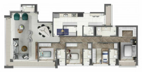 Apartamento com 4 Quartos à Venda, 206 m² em Vila Madalena - São Paulo