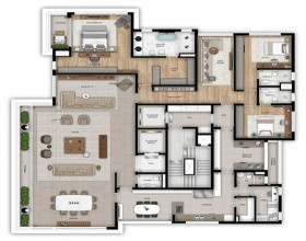Apartamento com 4 Quartos à Venda, 355 m² em Paraíso - São Paulo