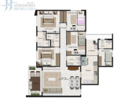 Apartamento com 4 Quartos para Alugar ou Temporada, 108 m² em Capim Macio - Natal