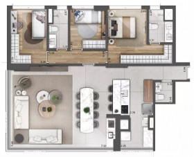 Apartamento com 3 Quartos à Venda, 111 m² em Perdizes - São Paulo