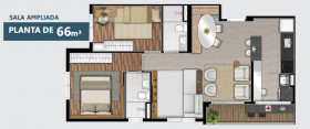 Apartamento com 3 Quartos à Venda, 66 m² em Parque Viana - Barueri