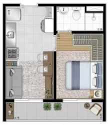 Apartamento com 1 Quarto à Venda, 36 m² em Casa Verde - São Paulo