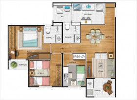 Apartamento com 2 Quartos à Venda, 58 m² em Picanco - Guarulhos