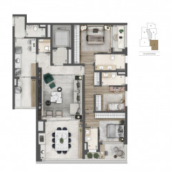 Apartamento com 2 Quartos à Venda, 110 m² em Brooklin - São Paulo