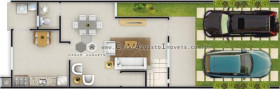 Casa de Condomínio com 3 Quartos à Venda, 96 m²