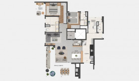 Apartamento com 4 Quartos à Venda, 283 m² em Vila Mariana - São Paulo