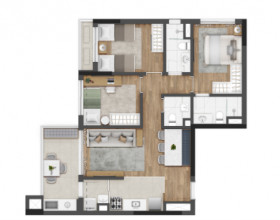Apartamento com 3 Quartos à Venda, 96 m² em Vila Yara - Osasco