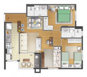 Apartamento com 2 Quartos à Venda, 90 m² em Santa Paula - São Caetano Do Sul