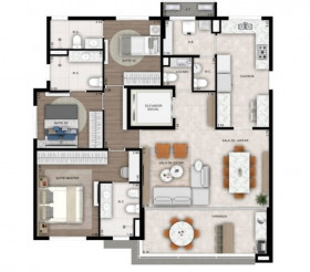 Apartamento com 3 Quartos à Venda, 129 m² em Cambuí - Campinas