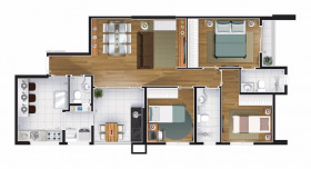 Apartamento com 3 Quartos à Venda, 105 m² em Barcelona - São Caetano Do Sul