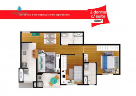 Apartamento com 3 Quartos à Venda, 69 m² em São Bernardo - Campinas