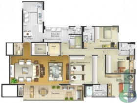 Apartamento com 3 Quartos à Venda, 133 m² em Santa Paula - São Caetano Do Sul
