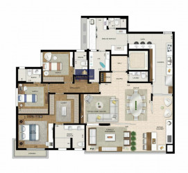 Apartamento com 4 Quartos à Venda, 175 m² em Vila Romana - São Paulo