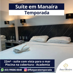 Apartamento com 1 Quarto para Temporada, 22 m² em Manaíra - João Pessoa