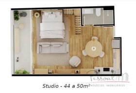 Apartamento com 1 Quarto à Venda, 120 m² em Balneário - Florianópolis